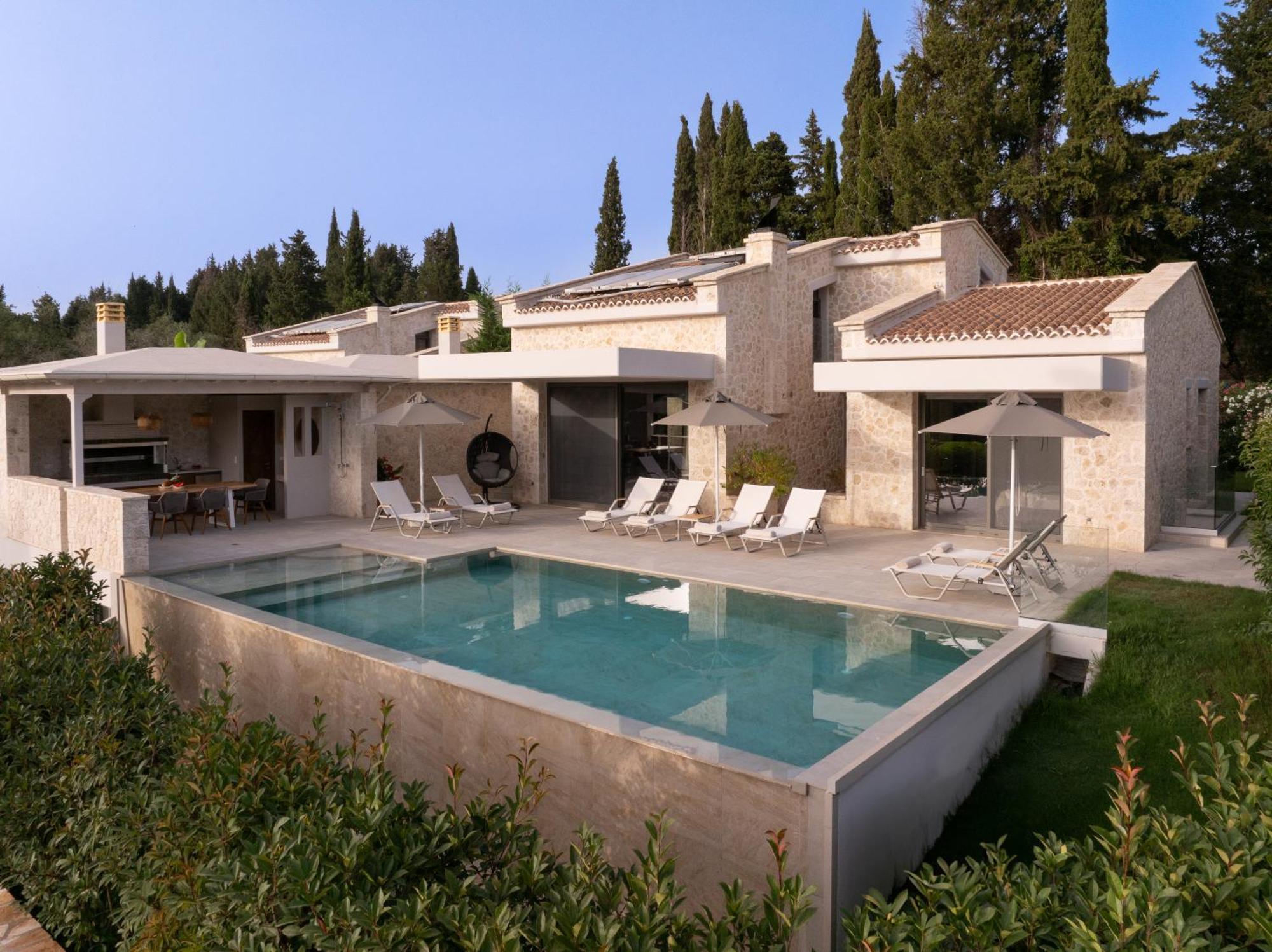 My Mediterranean Corfu Luxury Villa With Private Swimming Pool Kontokali Exterior foto